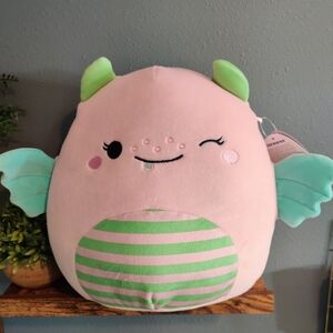 Lilia Squishmallow 11" Monster Wings Nwt Pink Plush Stuffed Kids Toy Easter New